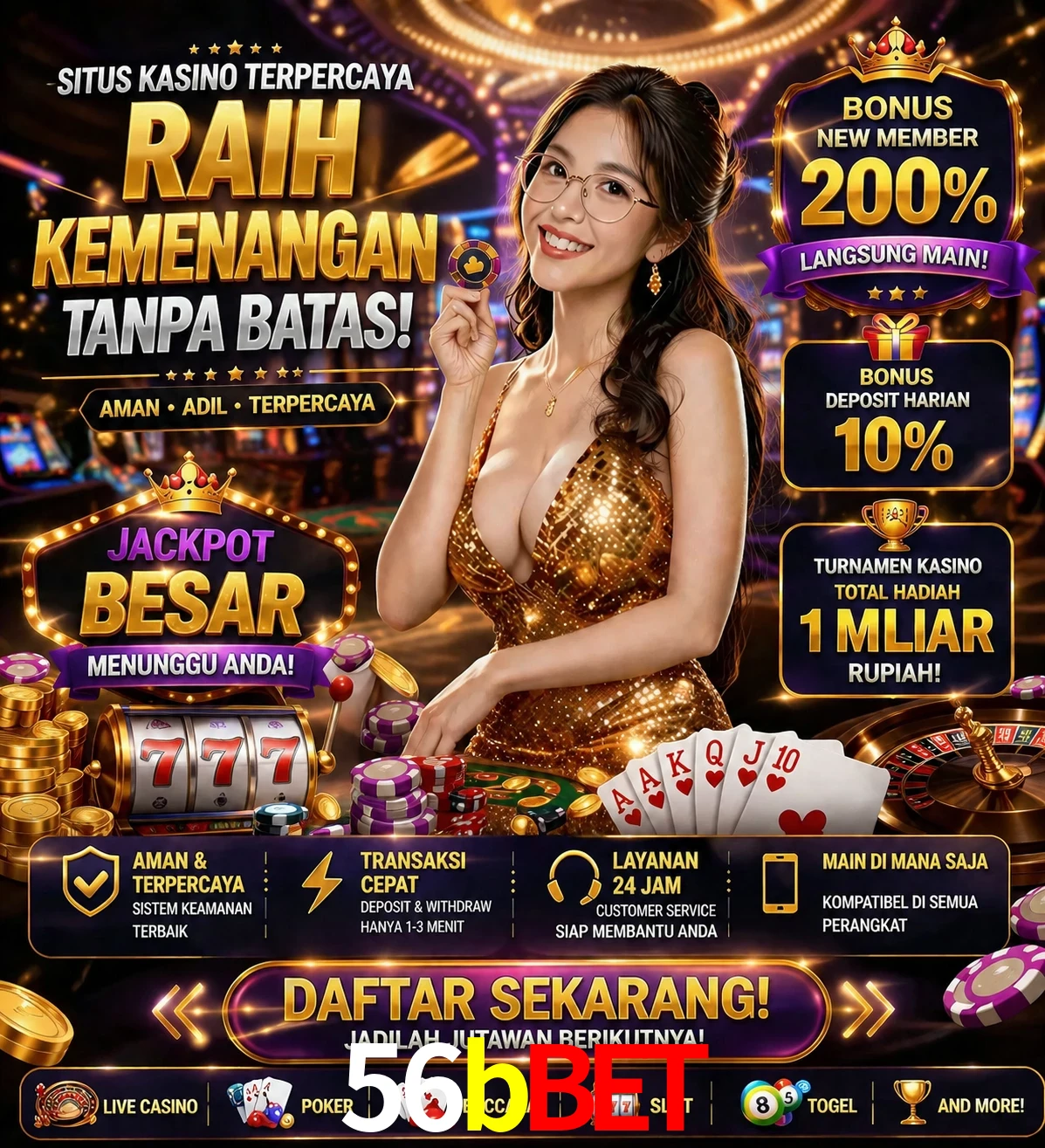Roleta e blackjack 56bbet