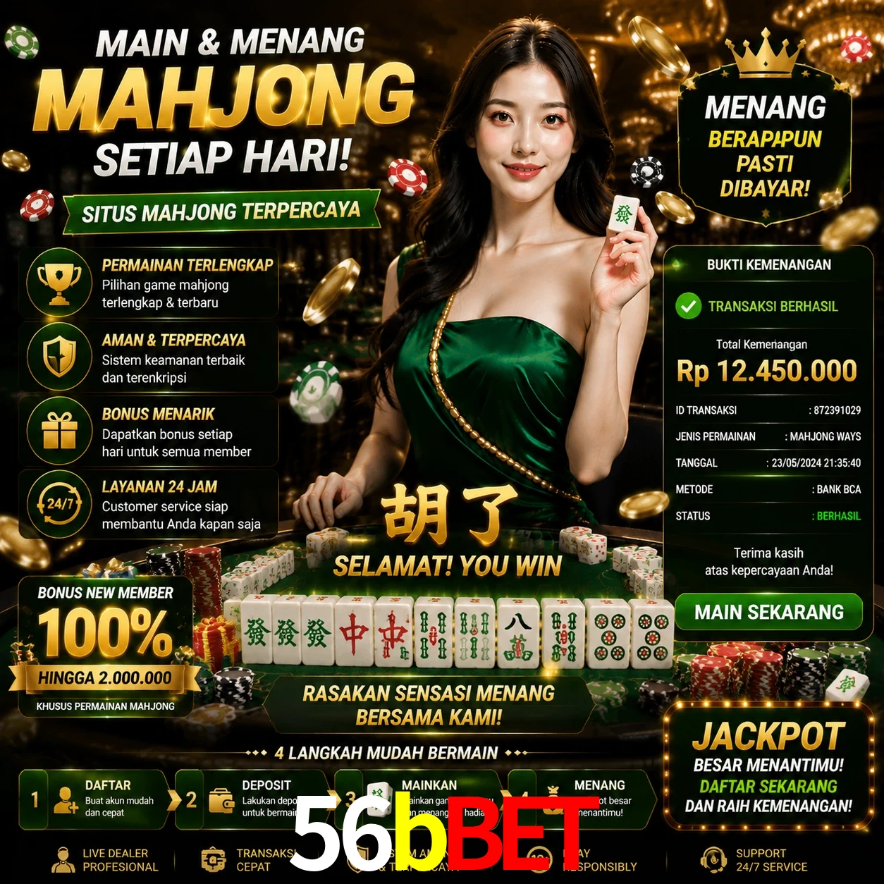 Ganhar e sacar na 56bbet